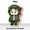 Kuruu Sticker Pixel Hologram Attack on Titan - Eren