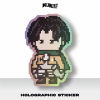 Kuruu Sticker Pixel Hologram AoT/ Attack On Titan - LEVI