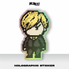 Kuruu Sticker Pixel Hologram Anime OP/One Piece - Sanji