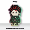 Kuruu Sticker Pixel Hologram Anime Kimetsu no Yaiba/KNY - Tanjiro