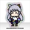 Kuruu Sticker Pixel Hologram Anime Game Genshin Impact - Keqing