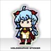 Kuruu Sticker Pixel Hologram Anime Game Genshin Impact - Ganyu