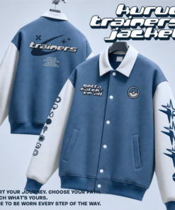 Varsity Jacket - Kuruu Trainer Pokemon Varsity Jacket