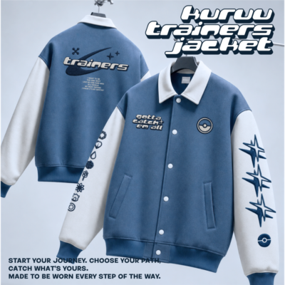 Varsity Jacket - Kuruu Trainer Pokemon Varsity Jacket
