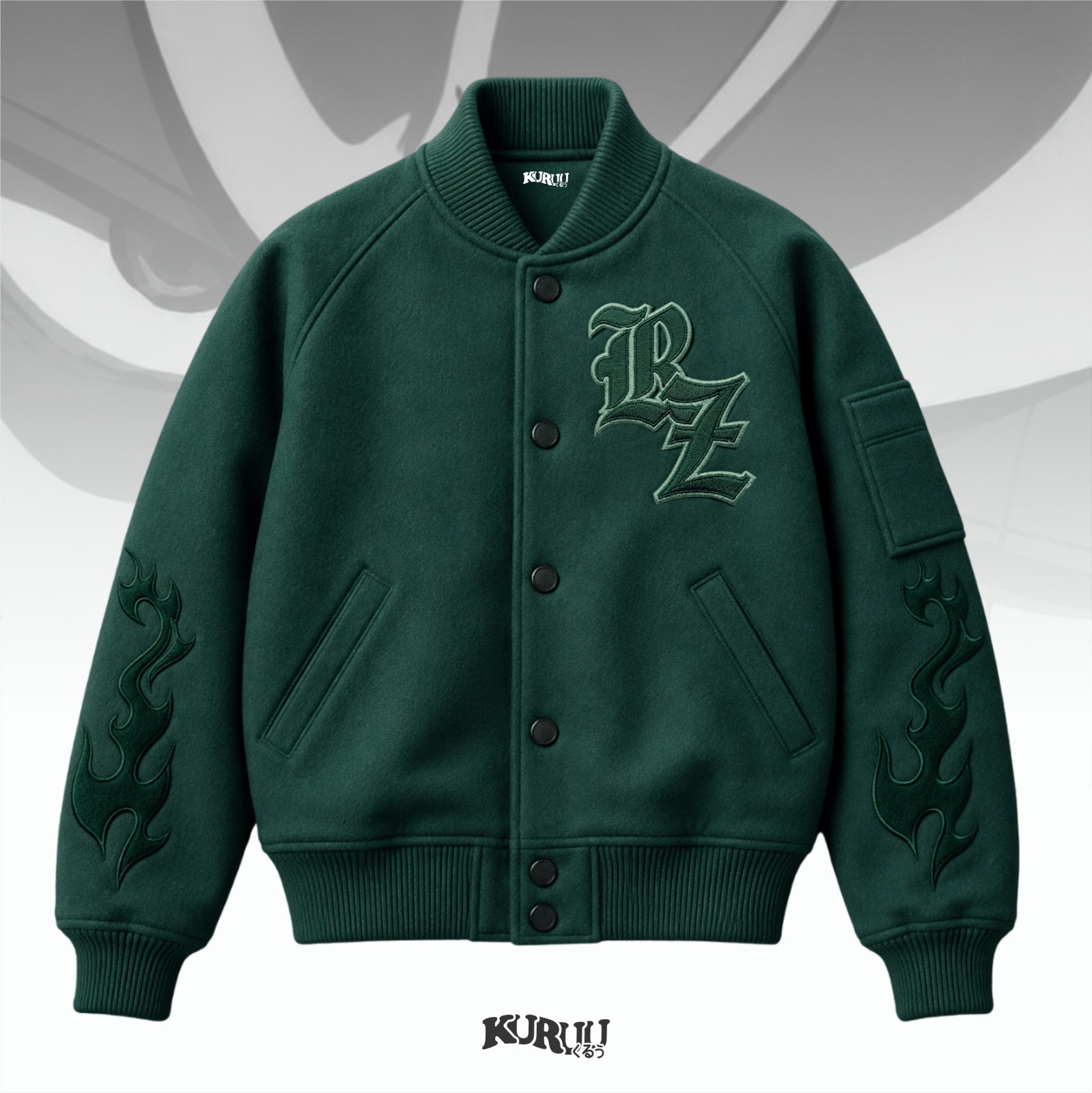 Varsity Jacket - Kuruu Greatest Swordman Varsity Jacket - Image 2