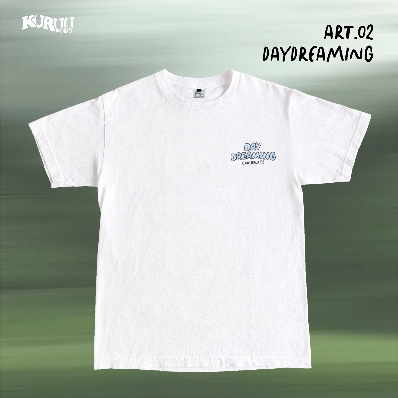 Baju Kaos Anime Pokemon- Kuruu Day Dreaming Tee - Image 2
