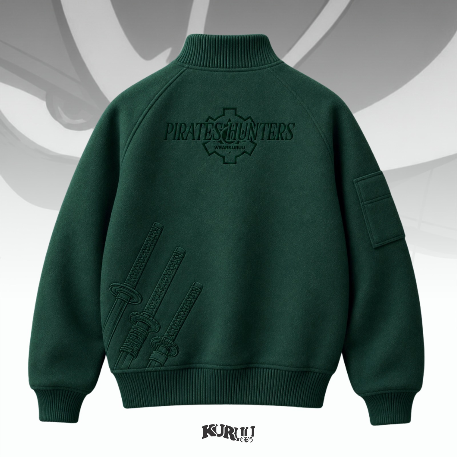 Varsity Jacket - Kuruu Greatest Swordman Varsity Jacket - Image 3