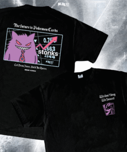 Baju Kaos Anime Pokemon- Kuruu stonks tee