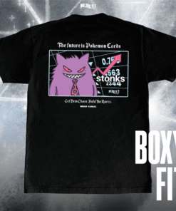 Alternative view of Baju Kaos Anime Pokemon- Kuruu stonks tee