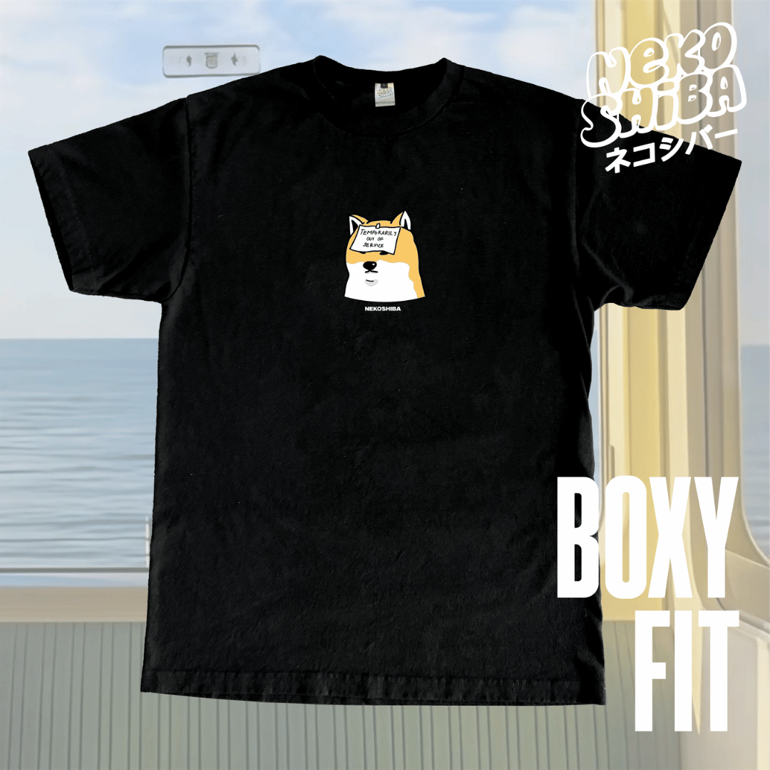 Baju kaos boxy shirt - Nekoshiba Temporarly out of service Tee