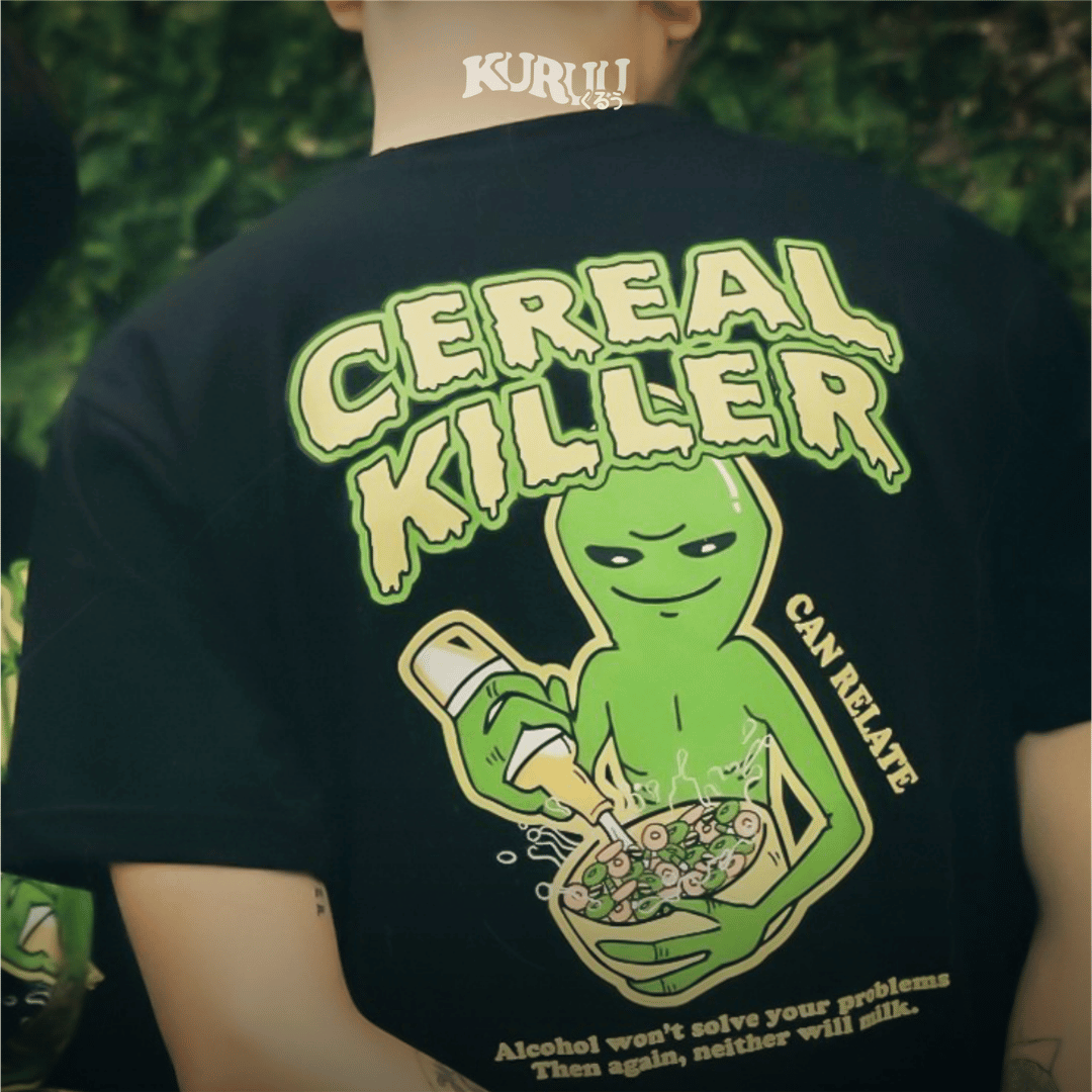 Baju Kuruu basic graphic shirt - Kuruu Cereal Tee - Image 4