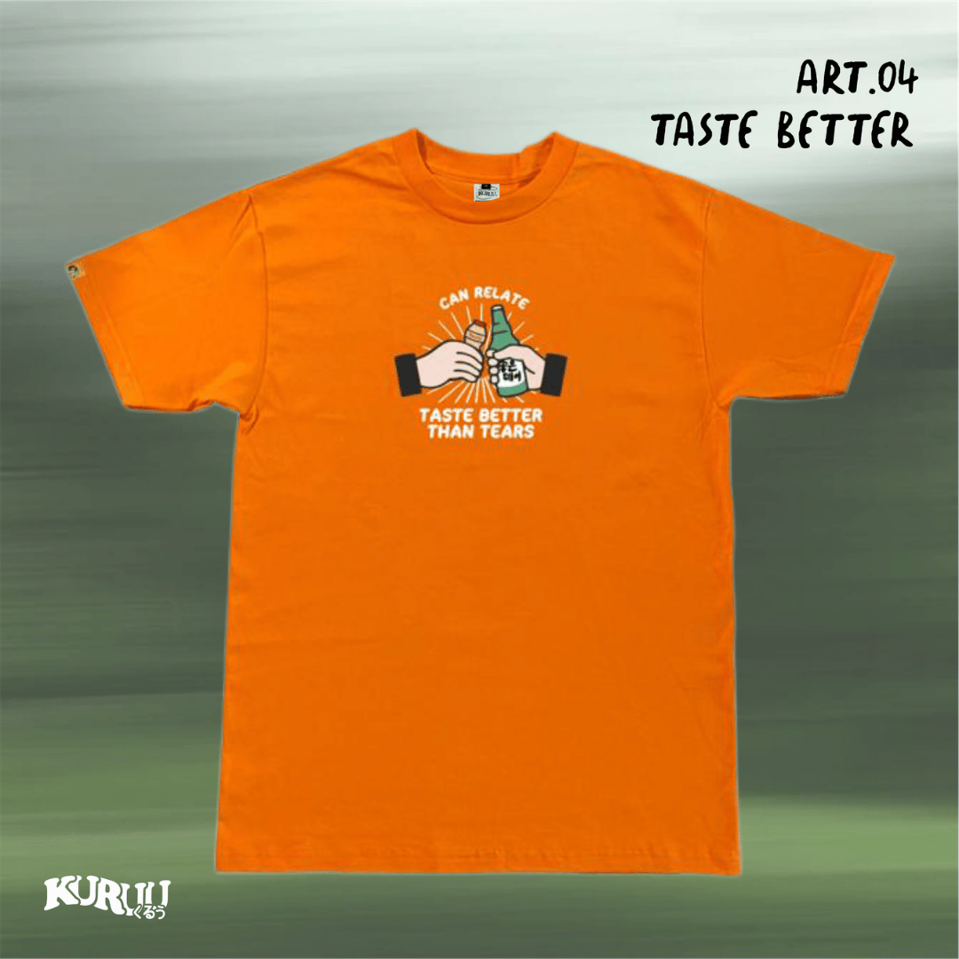 Baju Kuruu basic graphic shirt - Kuruu Taste Better Tee
